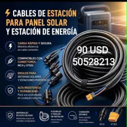 CABLE FOTOVOLTAICO PARA INVERSORES, PANEL SOLAR Y ECOFLOW de  10 metros