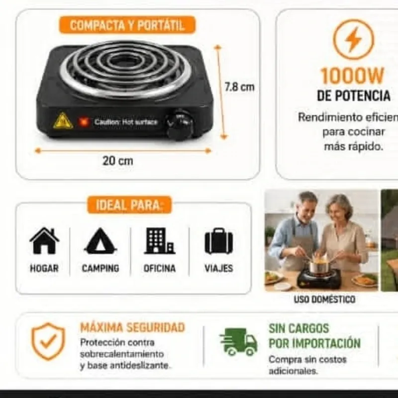 Cosina eléctrica simple
