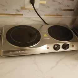 Cosina INFRARROJO Ovente BGI102S de doble quemador .