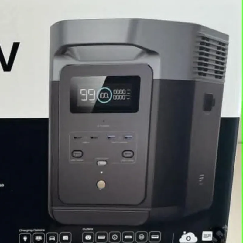 ECOFLOW Delta 2  Estación de energía  Potencia pico 2700w  Potencia continua 1800w 