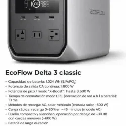 Ecoflow delta 3 clásica