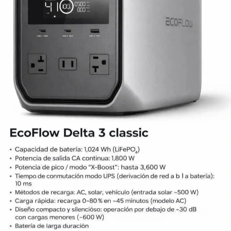 Ecoflow delta 3 clásica