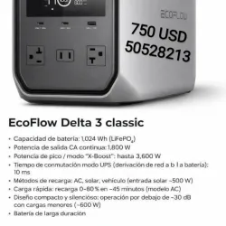 Ecoflow delta 3 clásica