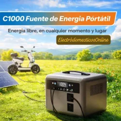 Estación de Energía Portátil Dawang C1000 💡Potencia Pico: 1500 watts 💡Potencia Nominal: 1000 watts