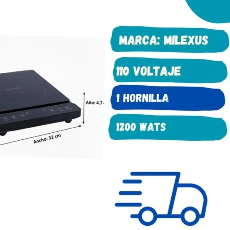 Fogón de inducción -marca Milexus -1 hornilla