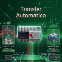 Interruptor de transferencia automática Transfer