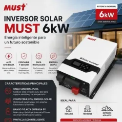 ⚡🔋 INVERSOR MUST 6 KW