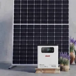 - Inversor SAKO 1000W con batería integrada 2000Wh - 1 Panel Solar marca Milexus, Bifacial y Monocristalino de 500W