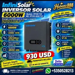 ☀️🔋 INVERSOR SOLAR INFINISOLAR 6000W – MODELO VP330-6048 TLV