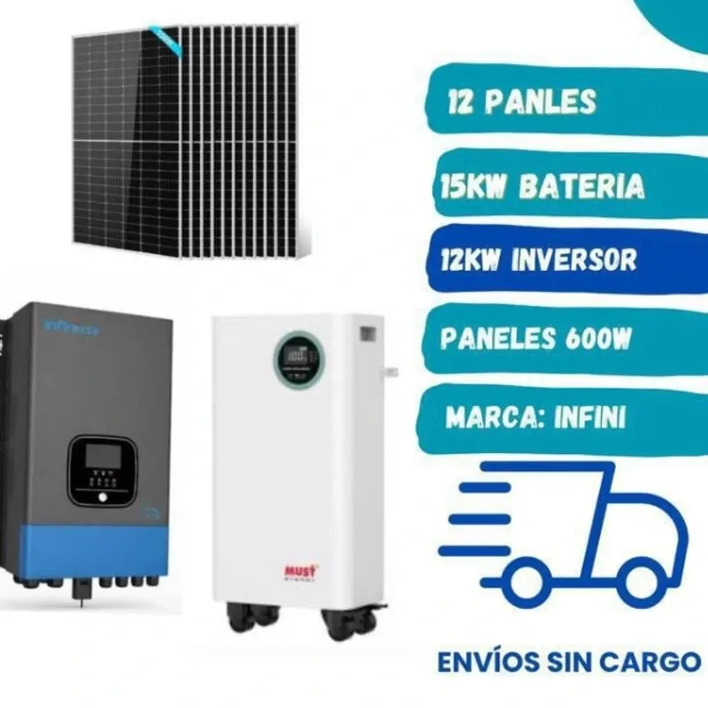 ☀️Kit de 12kw con todo 🏆