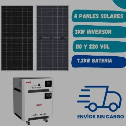 ☀️Kit de 3kw todo en 1 con paneles solares