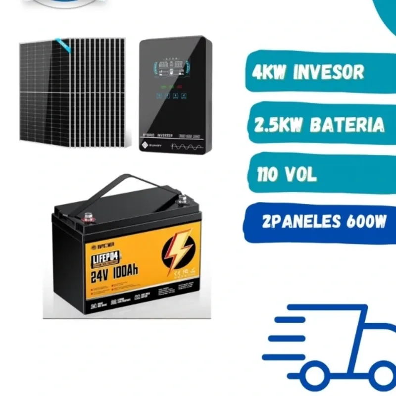 ☀️Kit de 4kw SOLO 110 vol