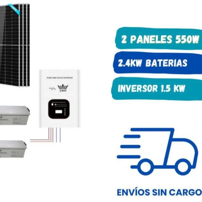 Kit solar 1.5 kw