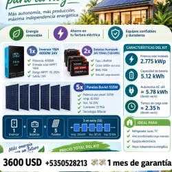 Kit solar completo