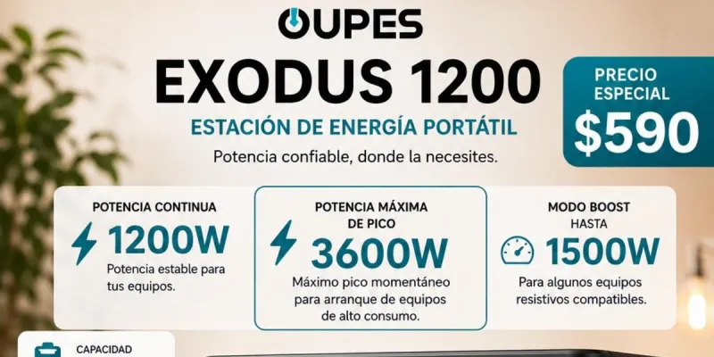 OUPES EXODUS 1200 wh