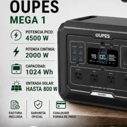 OUPES Mega 1 ✅ Potencia pico 4500w  Potencia continua 2000w