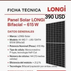 Panel solar 615 W