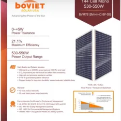 Panel solar de 550wh bifaciales sirven para las ecoflow