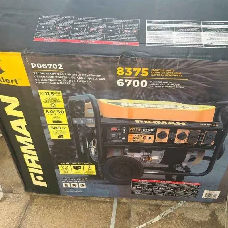 PLANTA ELÉCTRICA FIRMAN 8375W / 6700W 💥