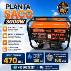 planta eléctrica SACO 3000 W
