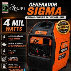 Planta Eléctrica Sigma de 4mil watts