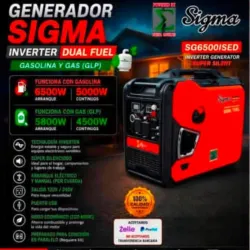 Planta eléctrica Sigma inverter 5000 W