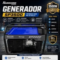 Planta eléctrica Sunshine 3500 w