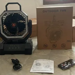 Ventilador recargable f6