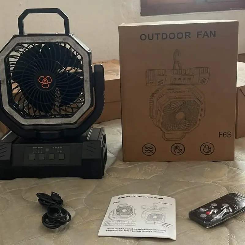 Ventilador recargable f6