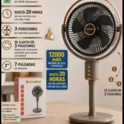 Ventilador recargable JYSUPER 🤑 12000 amperes