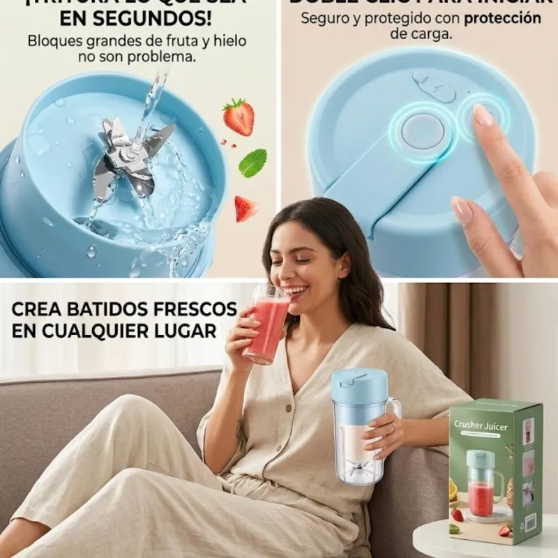 Batidora portátil Crusher Juicer (Modelo LL-898)