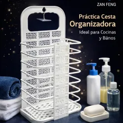 Cesta organizadora blanco