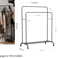 Colgador de ropa mas zapatera