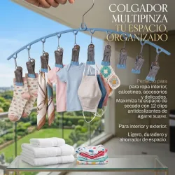 Colgador multipinza