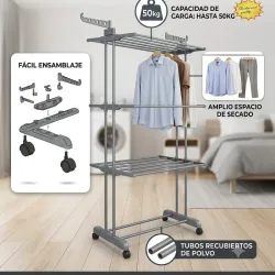 Colgador Triple (Gris)