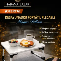 Desayunador portátil plegable