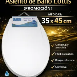 Asiento de baño **Lotus**,