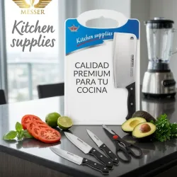 Juego de cuchillos más tabla