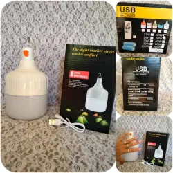 Lámpara LED grande recargable