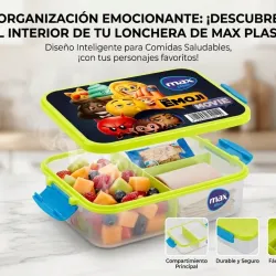 Lonchera Max Plast de "The Emoji Movie":