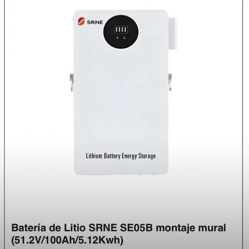 Batería de Lithio SRNE de 5 kwh