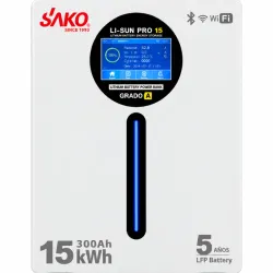 Batería de Litio SAKO 51.2V 300Ah – 15.36 kWh