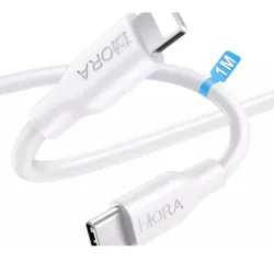 Cable C-Lightning de 2,1 A y 1 m