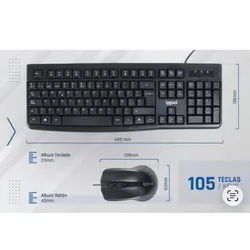 Combo teclado + mouse - Iggual