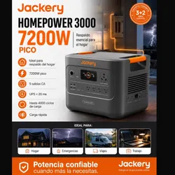 ⚡ ESTACIÓN DE ENERGÍA JACKERY HOMEPOWER 3000 🔋