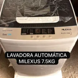 Lavadora milexus automatica 7.5 kg