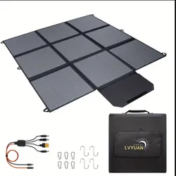 ☀️ PANEL SOLAR PLEGABLE 200W – LVYUAN 🔋