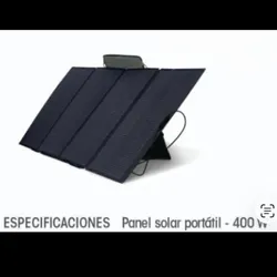 Panel solar portátil 400W Ecoflow
