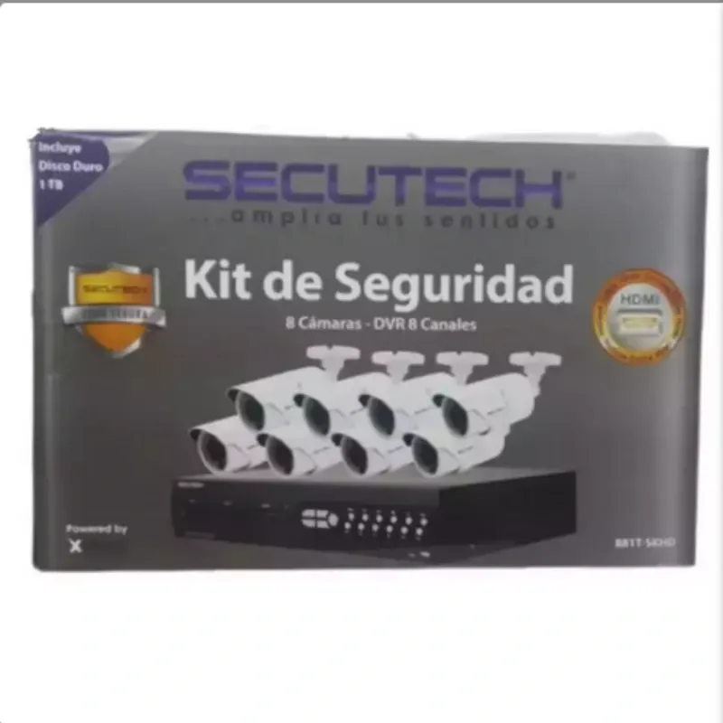  CCTV SECUTECH 8 cámaras + DVR 