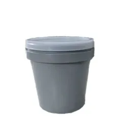 Cubeta de 1lt con tapa gris